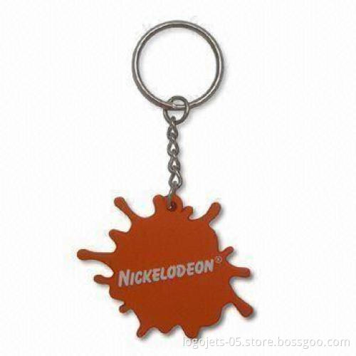 3-D or 2-D Soft PVC Keychain, Customized Logos and Colors are Accepted